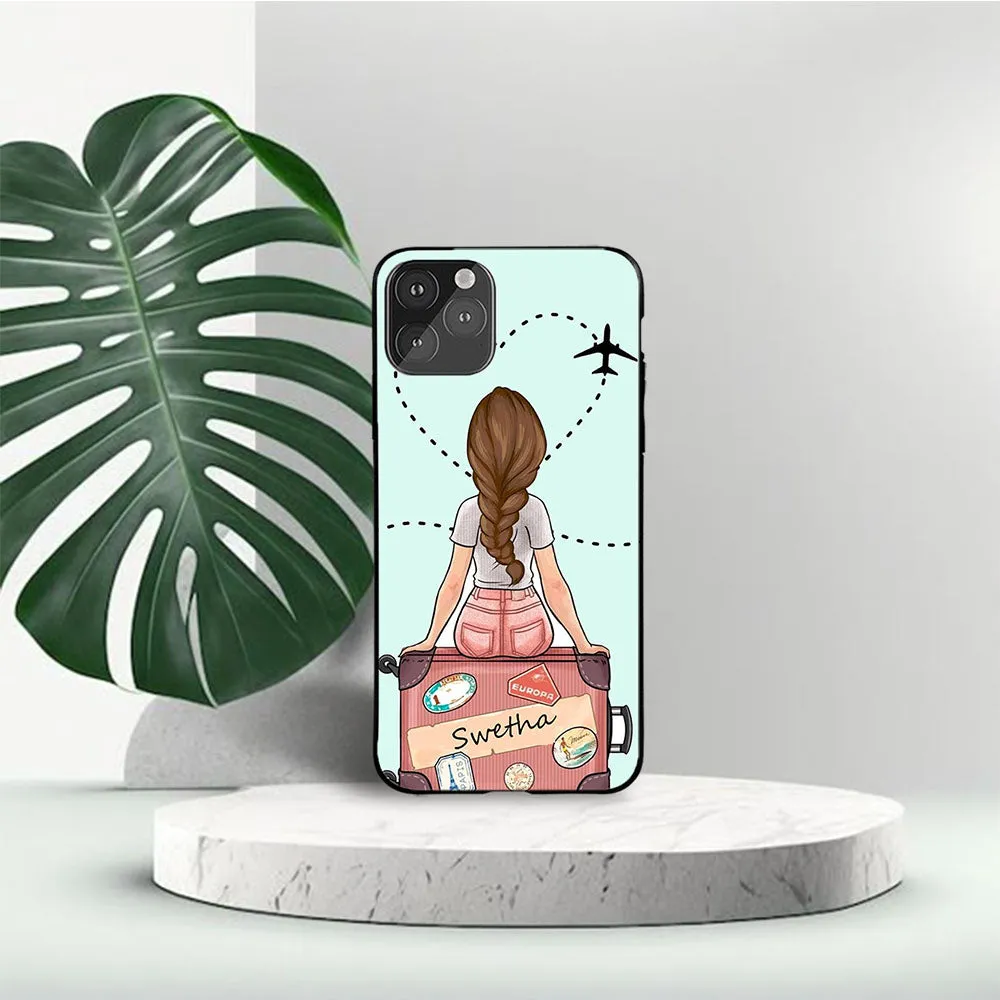 Luxury Edge Texture Non Slip Ordinary Traveler Name Case