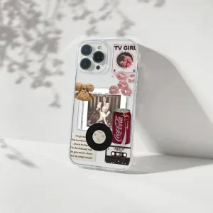 Lana Del Rey Aesthetic Vintage Silicone Clear Case Comfort Padding simple design