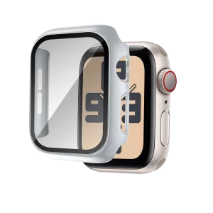 Bandz Apple Watch 10 - 42mm PC Case with Glass (Silver) TPU Edge Shell