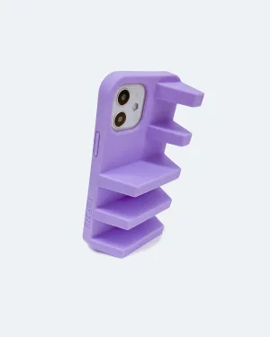 IMPERFECT: Geta Phone Case in Lilac Clear Design Flexible structure