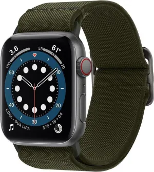 Spigen Apple Watch Fit Lite Strap (Dark Green) Minimal Classic Design