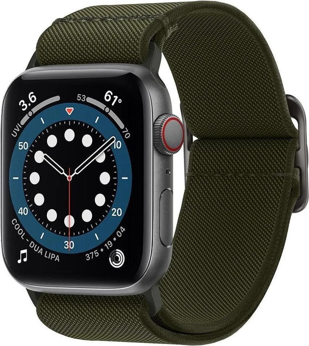Spigen Apple Watch Fit Lite Strap (Dark Green) Minimal Classic Design