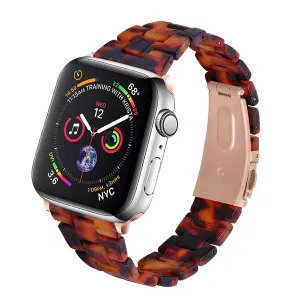 Luxury Appeal Design Comfortable Activity Gear Apple Watch Resin Strap (Lava)
