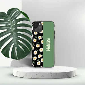 High gloss Springy Flowers Name Protective Case