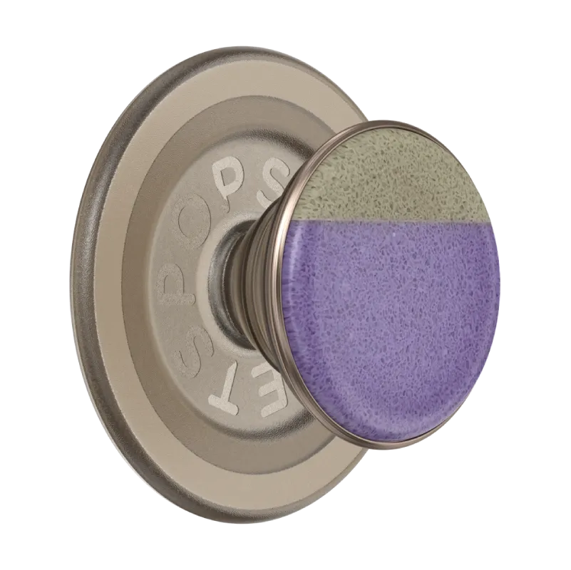 Foldable Grip Pop Socket Custom Grip Stoneware Lavender PopGrip for MagSafe