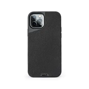 Clear Pattern Matte Look Finish Black Leather Phone Case - Limitless 3.0