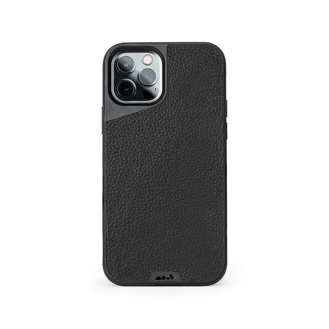 Fashion Forward Black Leather Phone Case - Limitless 3.0