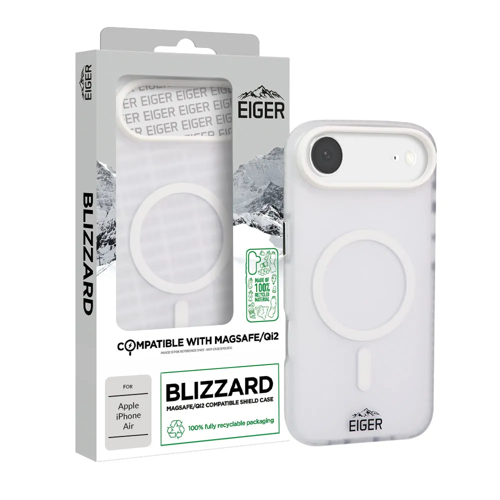 Protective cover Eiger Blizzard Magsafe Case GRS for Apple iPhone Air in White