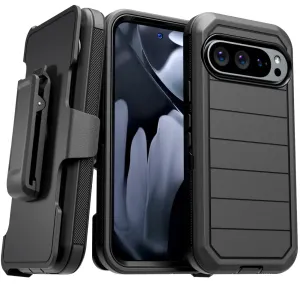 Google Pixel 10 Pro XL 6.8" (2025) Defender Case Flexible Edge Texture