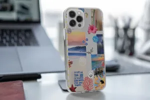 Modern Pattern Style Premium Texture Beach Beauty Printed Silicone case