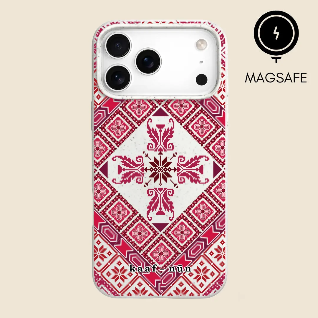 Tatreez Threads MagSafe iPhone Case Unique Texture