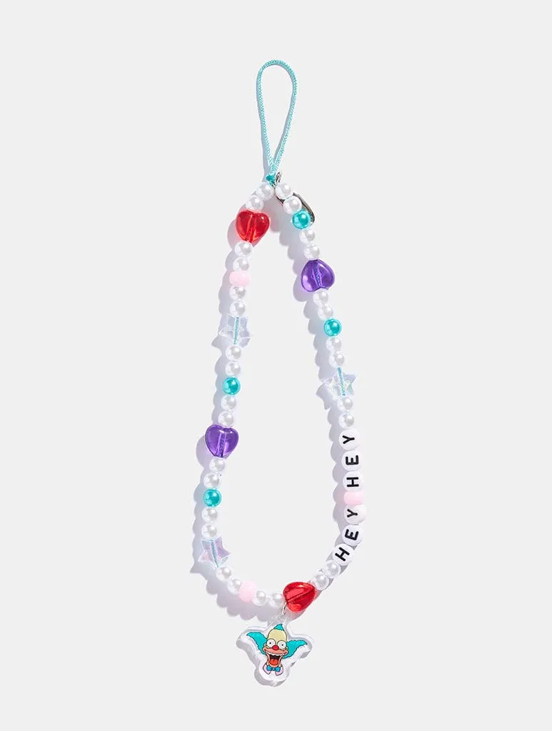 The Simpsons x Skinnydip Krusty Beaded Strap Fashion Accessory Strap