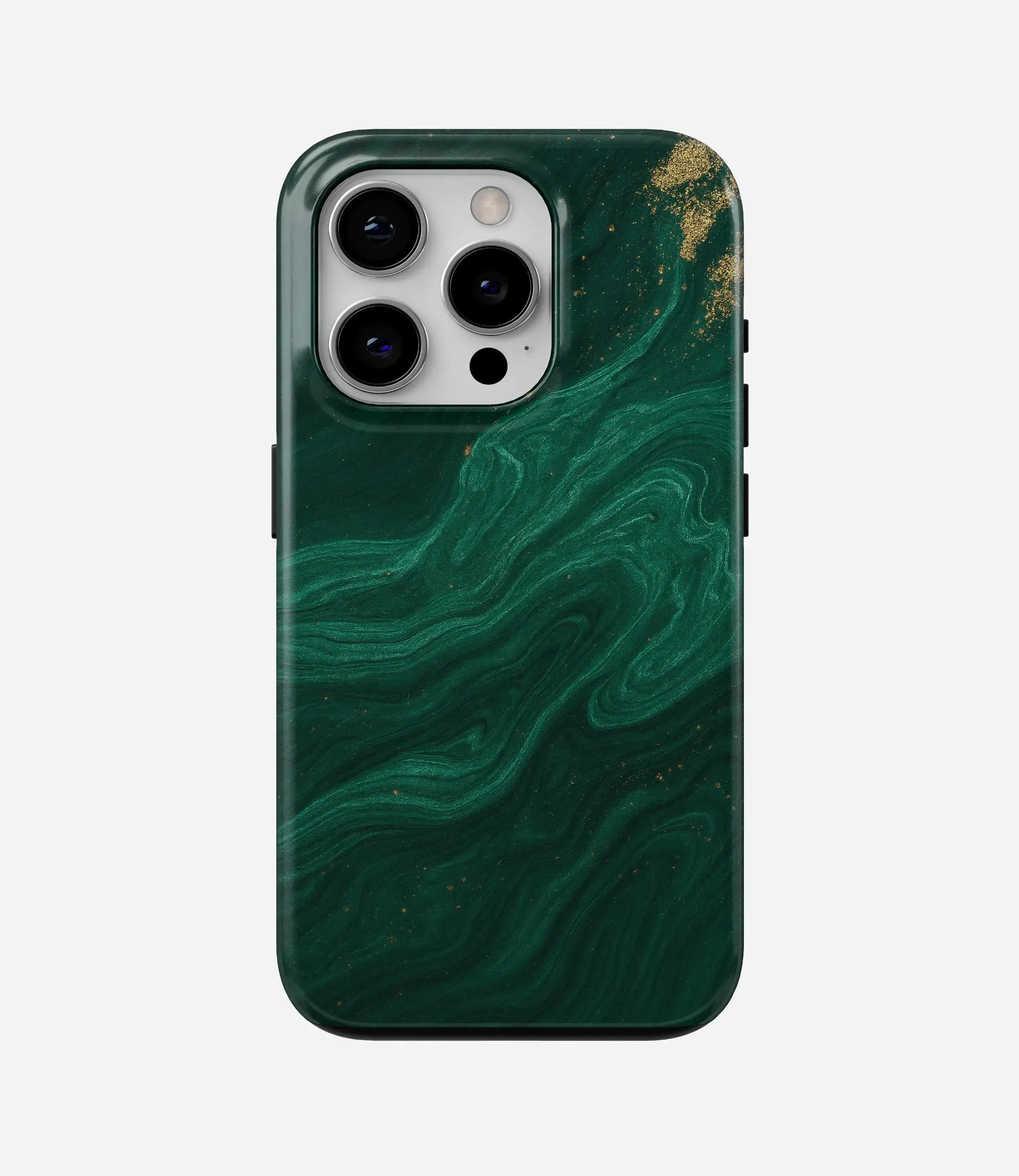 Trendy Accessory Enchanted Malachite Glossy Armoured Case