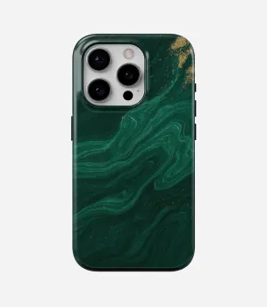 Trendy Accessory Enchanted Malachite Glossy Armoured Case