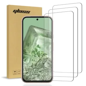 Protective Lining Google Pixel 8a Tempered Glass Screen Protector 3 Per Pack