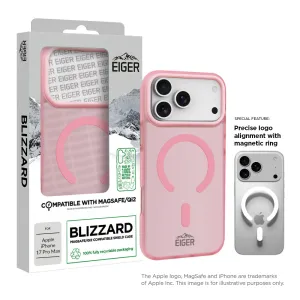 Matte Coating Finish Durable Build Quality Eiger Blizzard Magsafe Case GRS for Apple iPhone 17 Pro Max in Pink