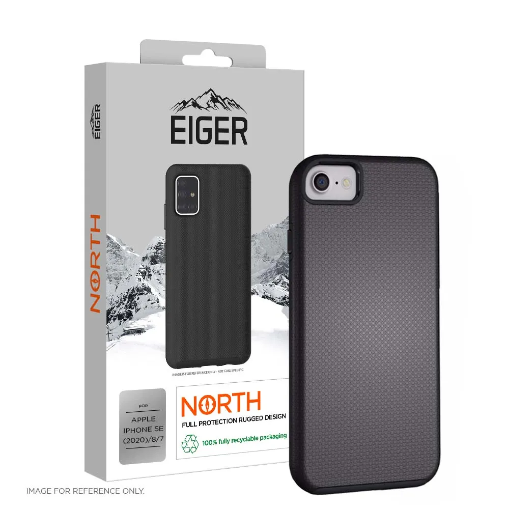 Comfort Style Outdoor Protection Eiger North Case for Apple iPhone SE / 8 / 7 in Black