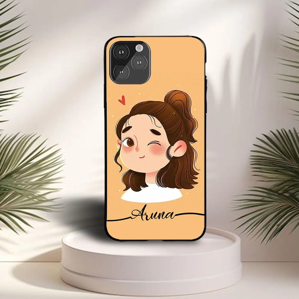 Lovely Girl Name Case Colorful Accent