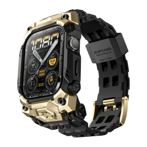 Apple Watch UB Ore Wristband Case (46mm)-Gold Clear Shield