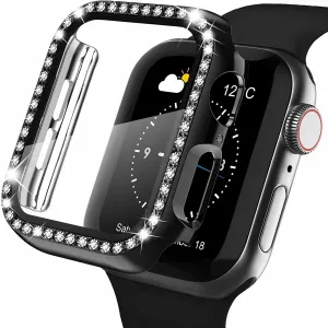 Apple Watch Diamond PC Hard Case (Black) Light Edge Luxury Armor Shield