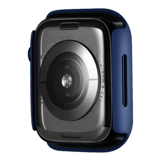 Adventure Ready Clear View Apple Watch PC Hard Case (Matte Dark Blue)