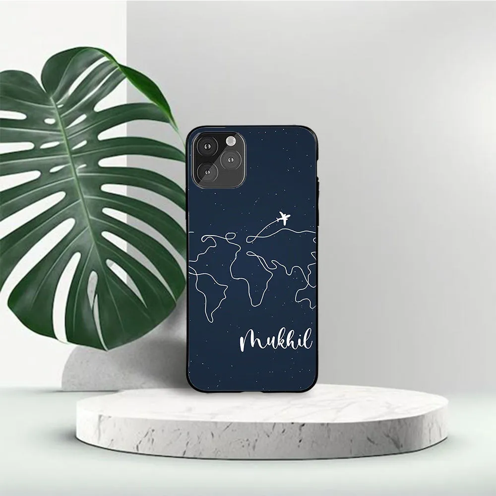 Travel Love Name case Impact Guard Flexible Surface Texture