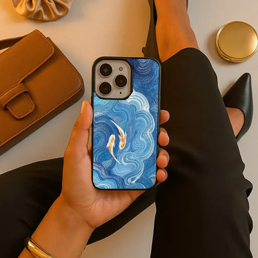 Smooth Detail Durable Quality Twin Spirits Of Water Printed Protective Phone case