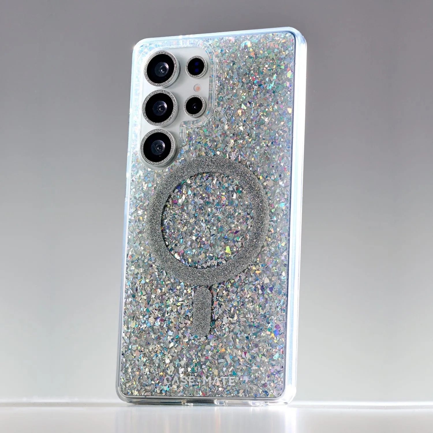 Comfort Build Durable Edge Layer Twinkle Samsung Galaxy S25 Disco Magnet Case