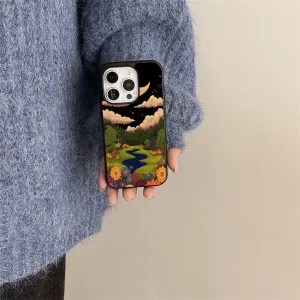 Night vibe Printed Protective case Handcrafted Design