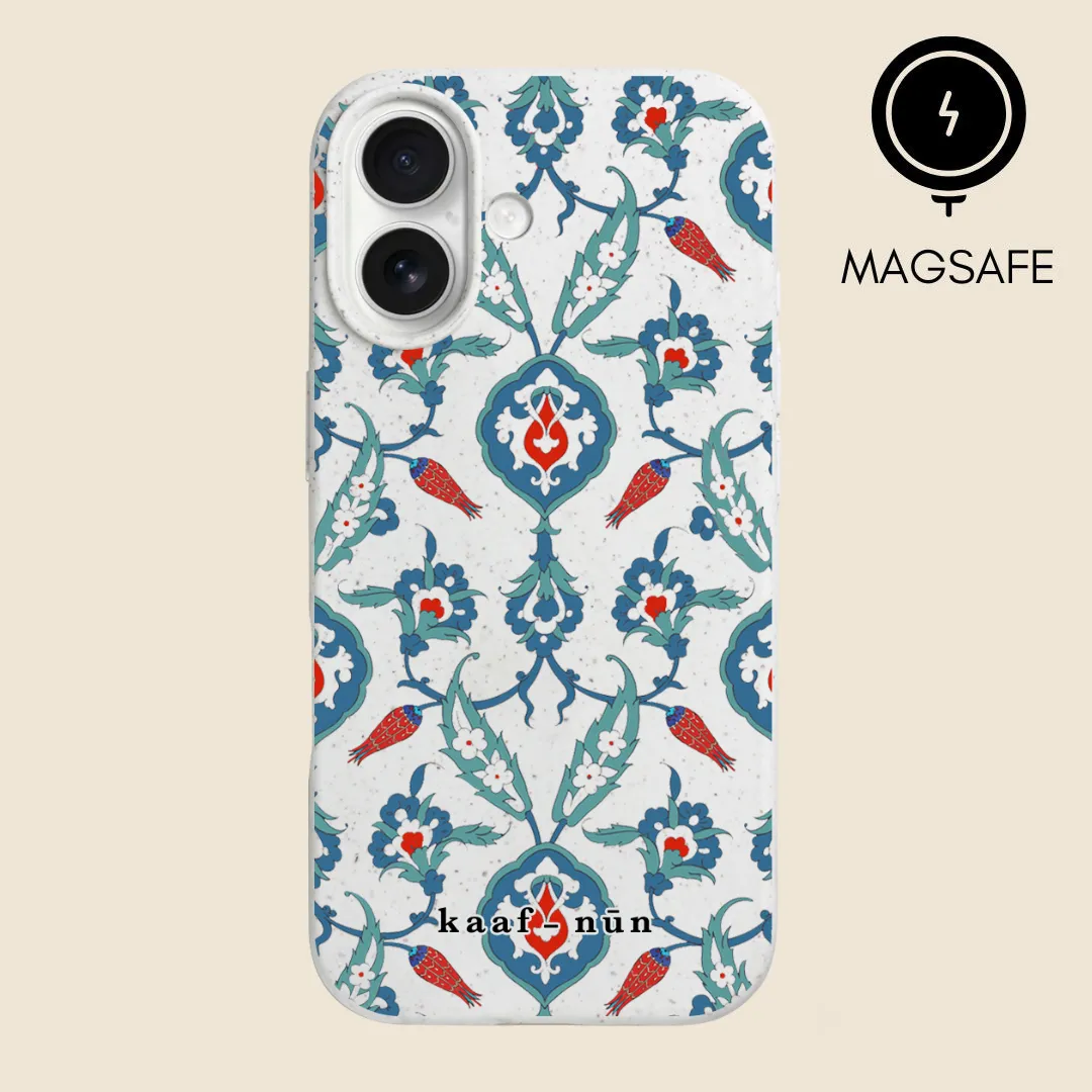 Ottoman Gardens Floral MagSafe iPhone Case Soft Silicone