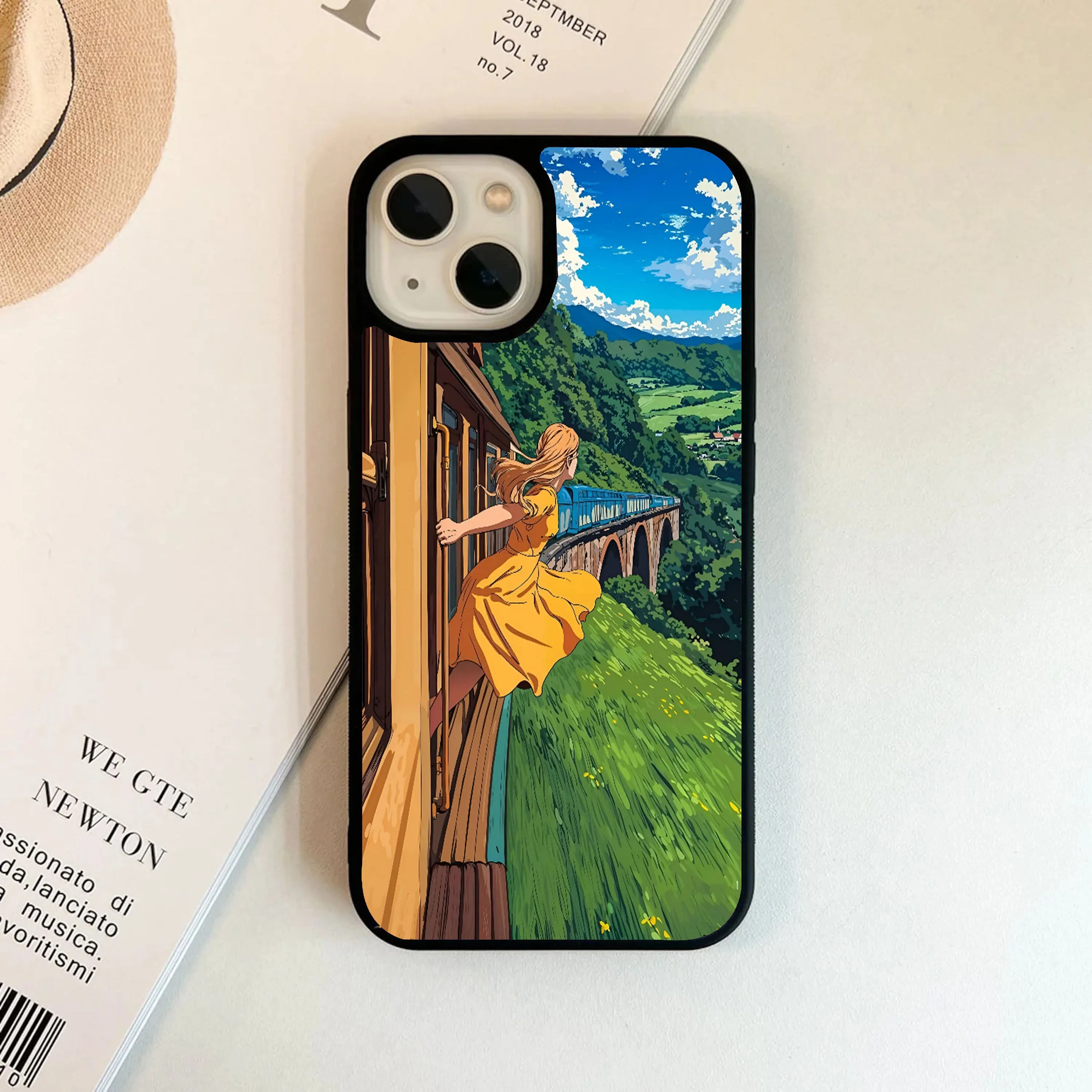 Soft Edge Look Flying girl Printed Protective case