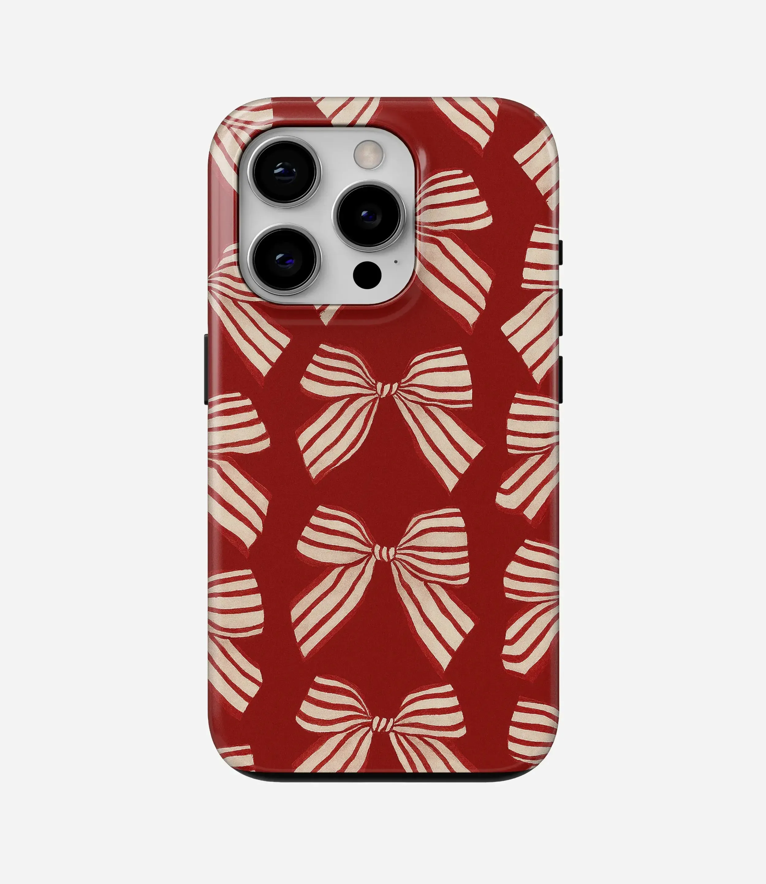 TPU Material Everyday Accessory Candy Bow Glossy Armoured Case