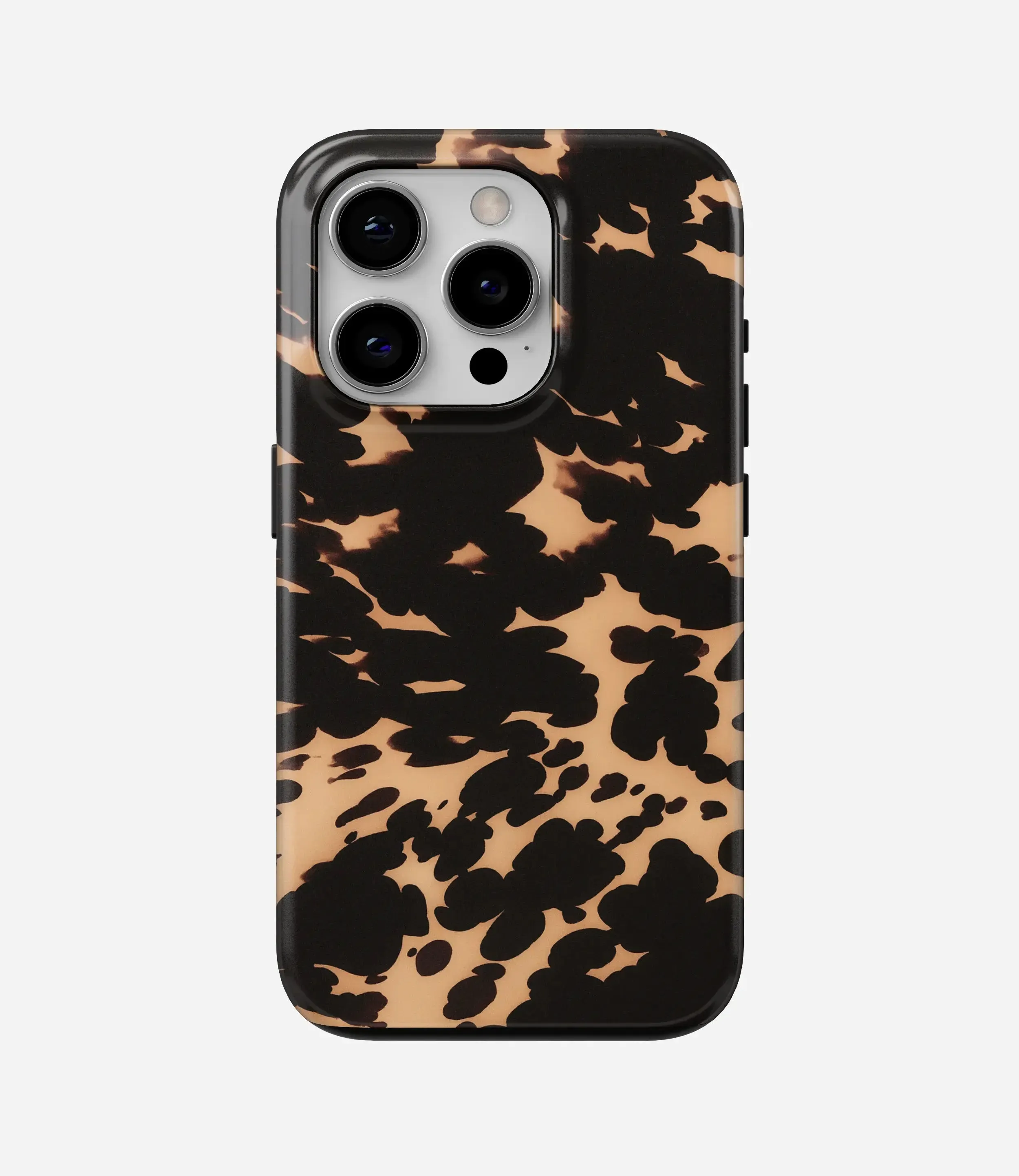 Dust proof Amber Tortoiseshell Glossy Armoured Case