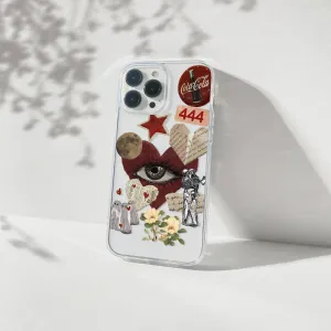 Protective Craft Durable Protection Layer Love Vintage Aesthetic Silicone Clear Case