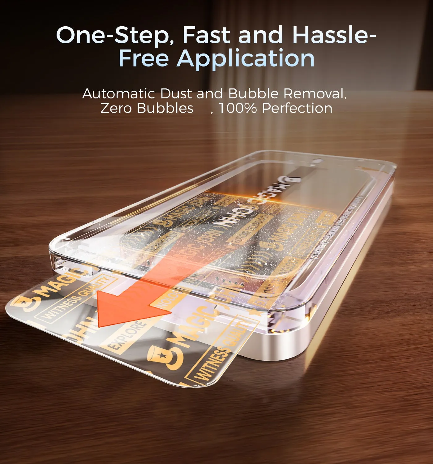 MAGIC JOHN Upgraded Screen Protector - Automatic Dust Free Eco-Friendly Protection Screen Security Layer