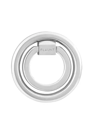 Smart Mobile Grip Silver Premium Metallic MagSafe Phone Ring Stand (Works with MagSafe Cases Only)