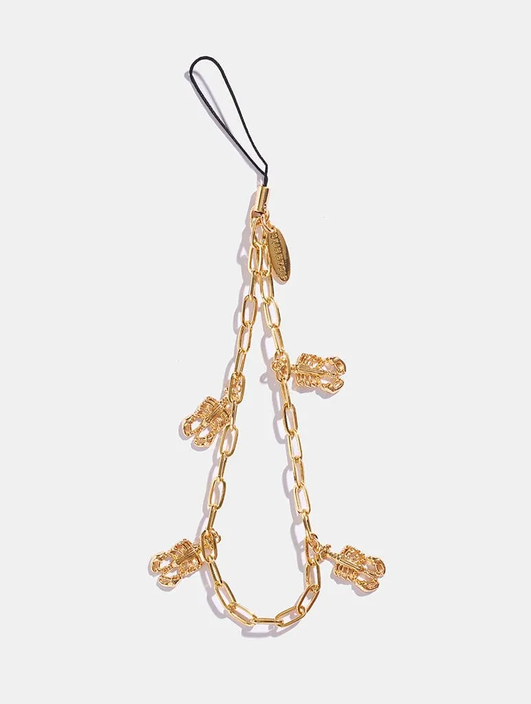 Lobster Charm Beaded Strap Comfortable Grip