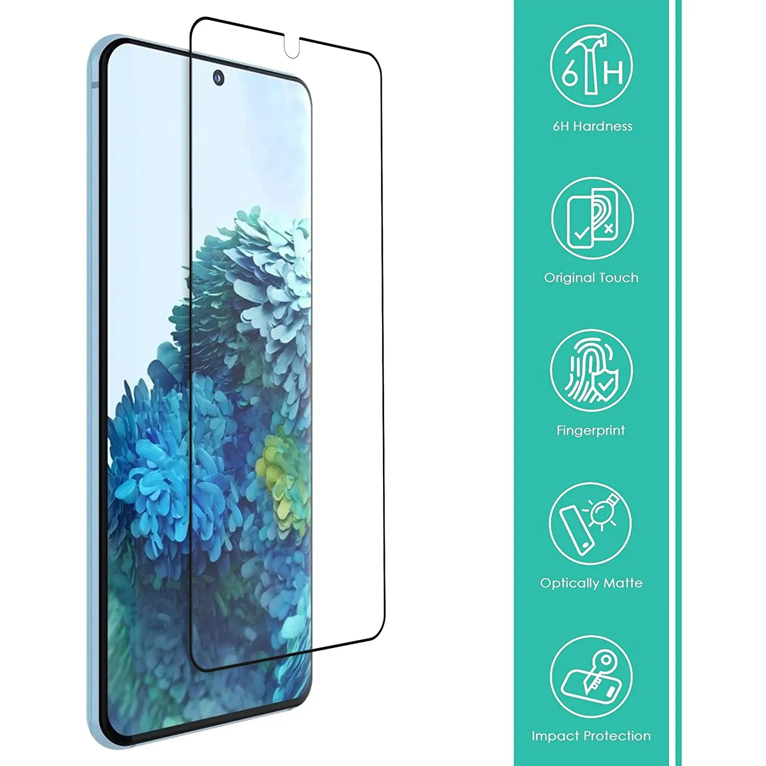 ISOUL Screen Protector for Samsung Galaxy S20 6.2" PMMA Nano Material high performance glass impact resistant cover