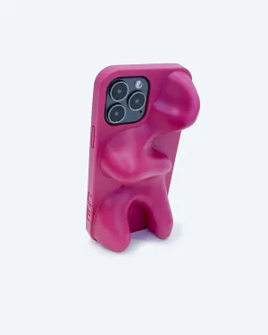 WAREHOUSE SALE: Ishi Phone Case in Raspberry Soft Detail Layer Soft Grip