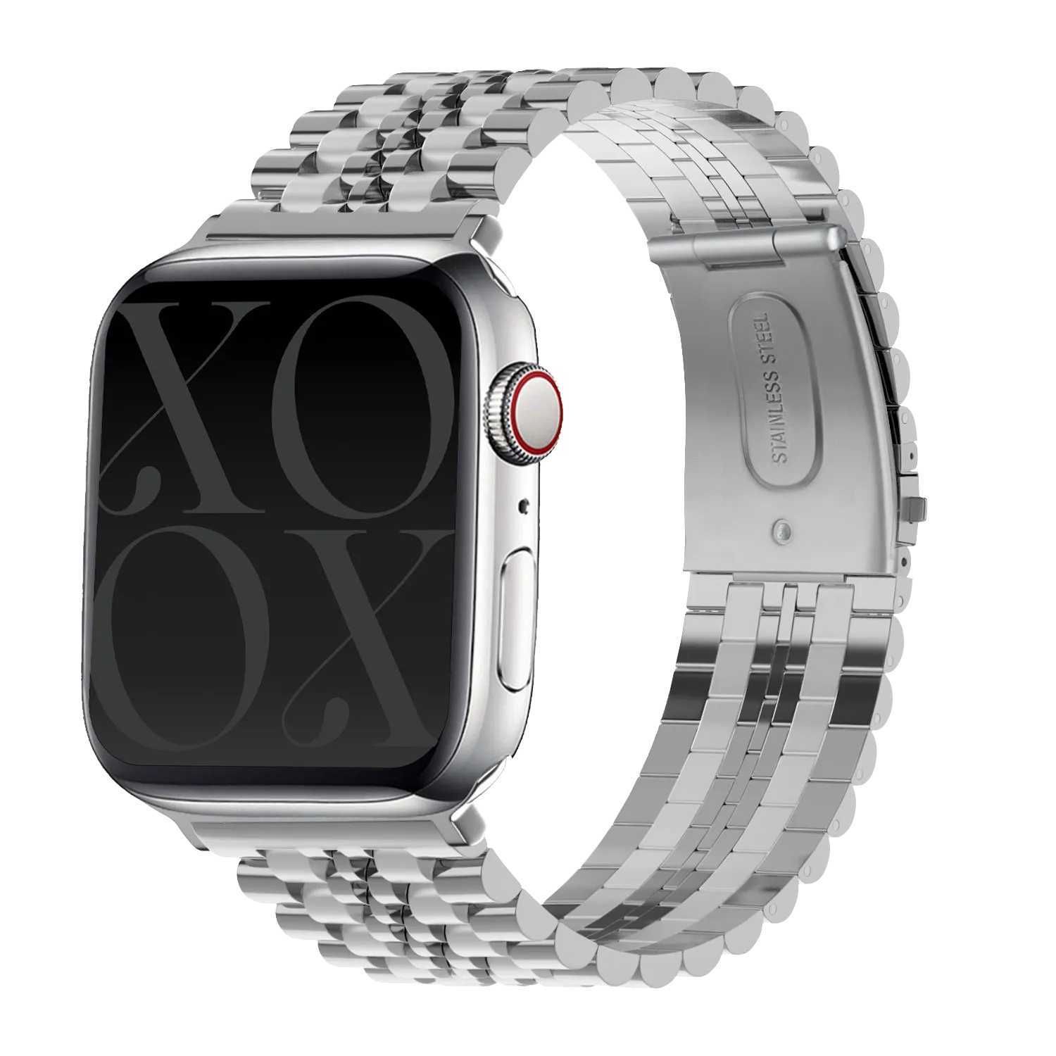 Comfortable Material xoxo Wildhearts Apple Watch Steel Strap (Silver)