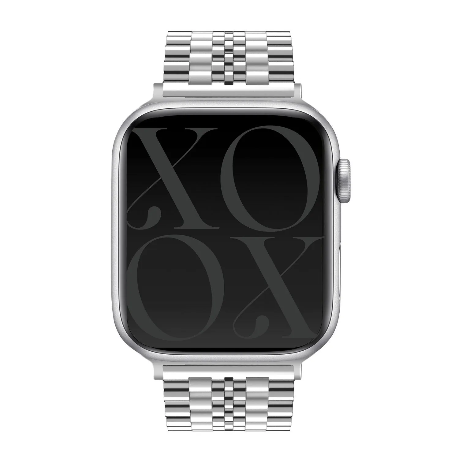 Modern Accessory Smooth Fit xoxo Wildhearts Apple Watch Steel Strap (Silver)