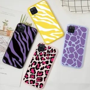 Zebra Leopard Animal Print Case For Samsung Galaxy daily accessory Glossy Finish Look