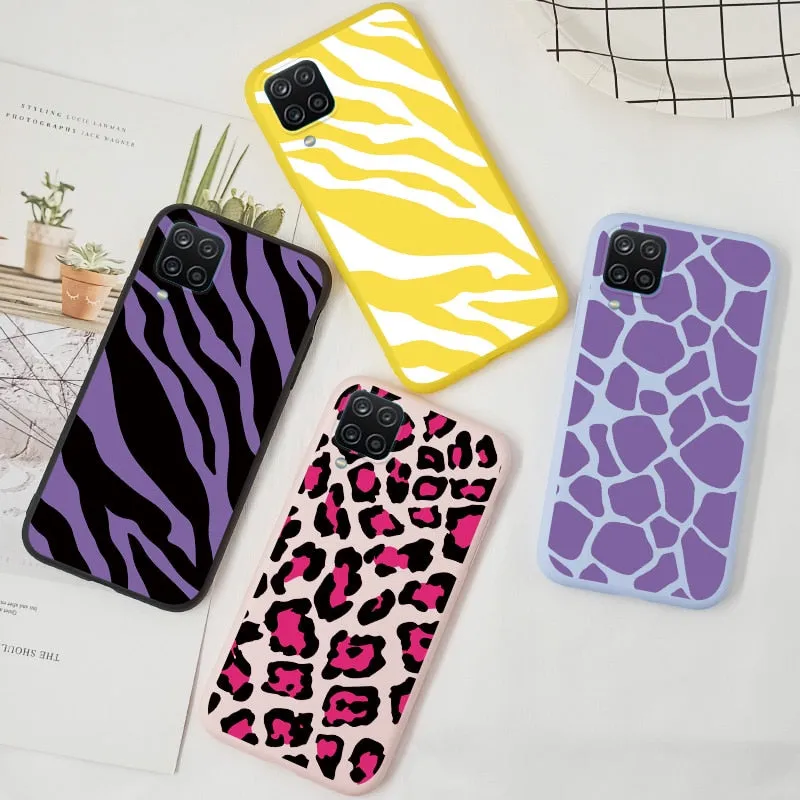 Zebra Leopard Animal Print Case For Samsung Galaxy daily accessory Glossy Finish Look